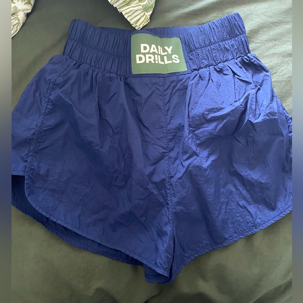 Daily Drills Women's Navy Lined Athletic Shorts